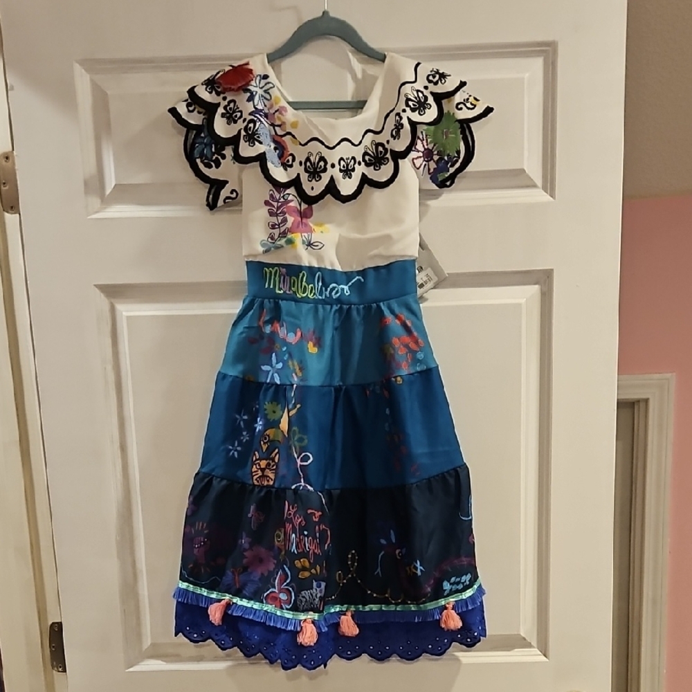 Disney Blue and White Kids Costume Dress